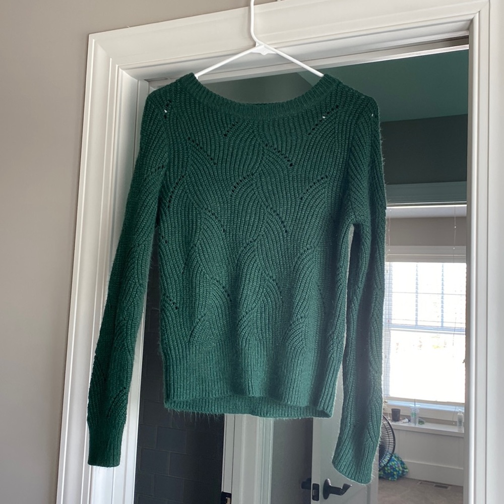 Green Sweater- Size XS